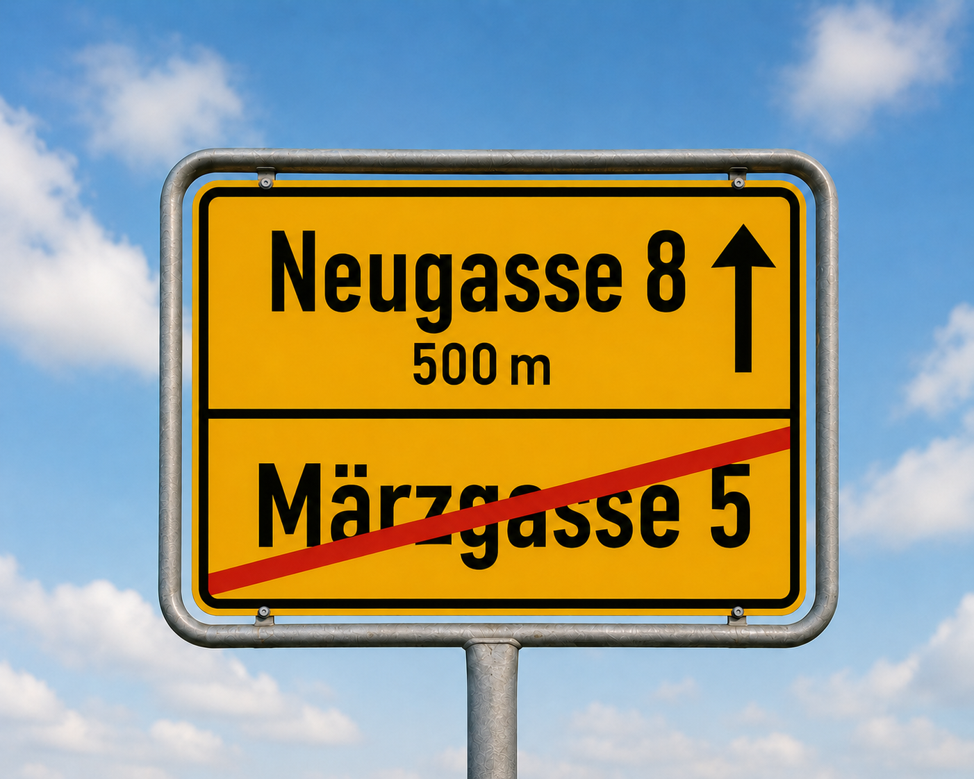 Wir ziehen um!